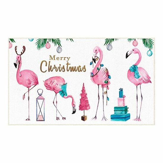 Mohawk Home Mohawk® Home Prismatic Merry Flamingos Rug Blue 10 Mohawk Home Mohawk® Home Prismatic Merry Flamingos Rug Blue - Image 10
