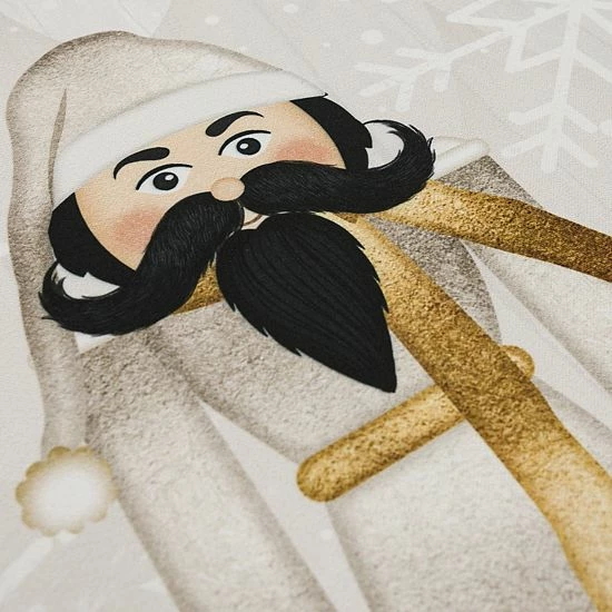 Mohawk Home Mohawk® Home Silver & Gold Nutcracker Cushioned Kitchen Mat 4 Mohawk Home Mohawk® Home Silver & Gold Nutcracker Cushioned Kitchen Mat - Image 4