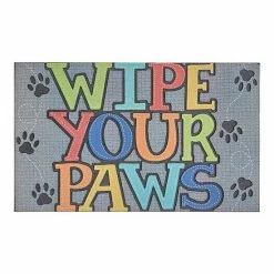 Mohawk Home Mohawk® Home Paw Stitch "Wipe Your Paws" Doormat - 18" X 30"