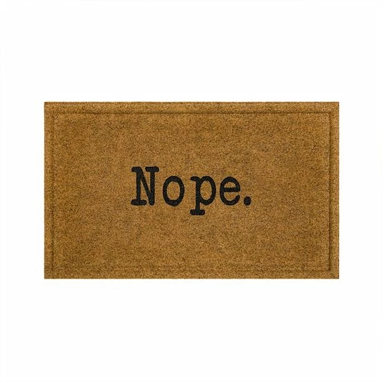 Mohawk Home Mohawk® Home "Nope." Doormat - 18" X 30" 1 Mohawk Home Mohawk® Home "Nope." Doormat - 18" X 30"