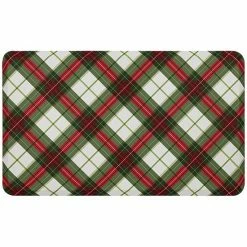 Mohawk Home Mohawk® Home Red And Green Plaid Cushioned Kitchen Mat