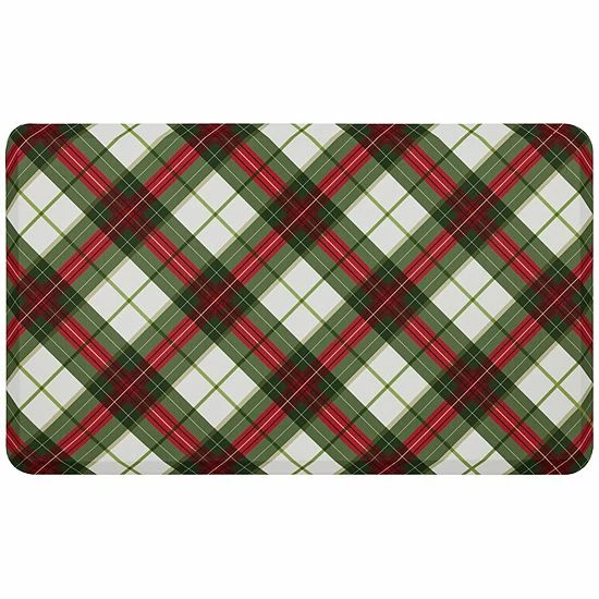 Mohawk Home Mohawk® Home Red And Green Plaid Cushioned Kitchen Mat 1 Mohawk Home Mohawk® Home Red And Green Plaid Cushioned Kitchen Mat