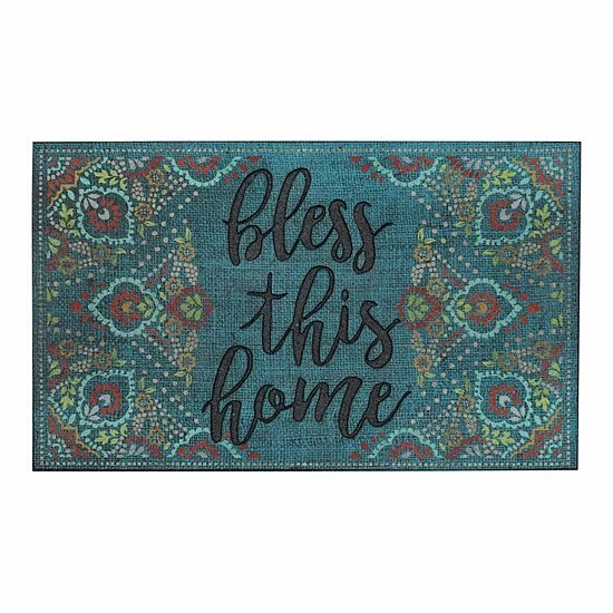 Mohawk Home Mohawk® Home Doorscapes Mystic Bless This Home Doormat - 18" X 30" 1 Mohawk Home Mohawk® Home Doorscapes Mystic Bless This Home Doormat - 18" X 30"