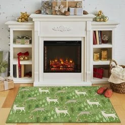 Mohawk Home Mohawk® Home Prismatic Reindeer Flurries Green Rug -Mohawk Home shop unnamed file 1104
