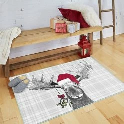 Mohawk Home Mohawk® Home Prismatic Holiday Moose Grey Rug -Mohawk Home shop unnamed file 1108