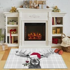 Mohawk Home Mohawk® Home Prismatic Holiday Moose Grey Rug -Mohawk Home shop unnamed file 1109