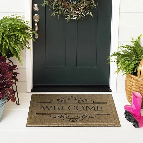 Mohawk Home Mohawk® Home "Welcome" Elite Scroll Welcome Doormat - 24" X 36" 2 Mohawk Home Mohawk® Home "Welcome" Elite Scroll Welcome Doormat - 24" X 36" - Image 2
