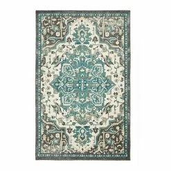 Mohawk Home Mohawk® Home Prismatic Emiko Recycled EverStrand Area Rug Teal -Mohawk Home shop unnamed file 1227