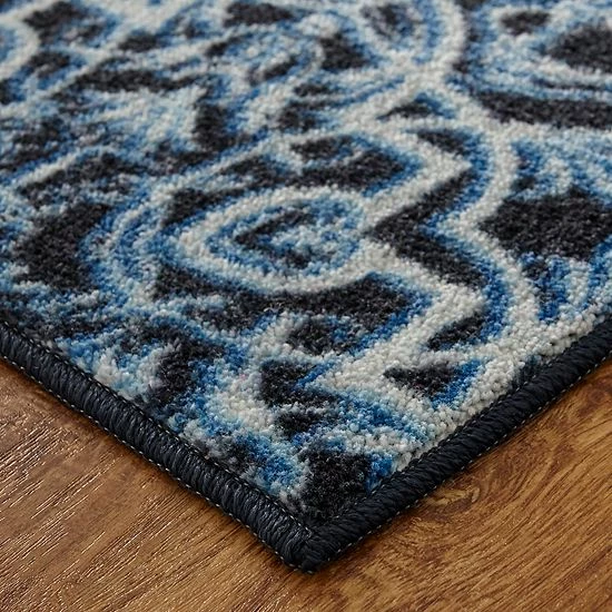Mohawk Home Mohawk® Home Prismatic Amstel Contemporary Rug Navy 4 Mohawk Home Mohawk® Home Prismatic Amstel Contemporary Rug Navy - Image 4