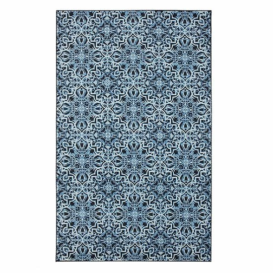 Mohawk Home Mohawk® Home Prismatic Amstel Contemporary Rug Navy 6 Mohawk Home Mohawk® Home Prismatic Amstel Contemporary Rug Navy - Image 6