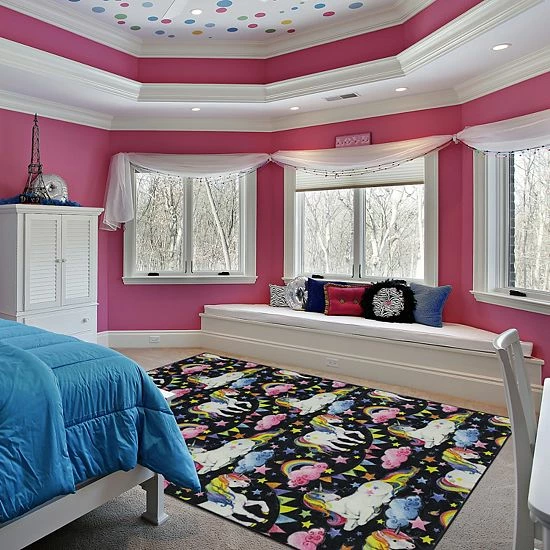 Mohawk Home Mohawk® Home Kids Prismatic Unicorn Wish EverStrand Rug Pink 7 Mohawk Home Mohawk® Home Kids Prismatic Unicorn Wish EverStrand Rug Pink - Image 7