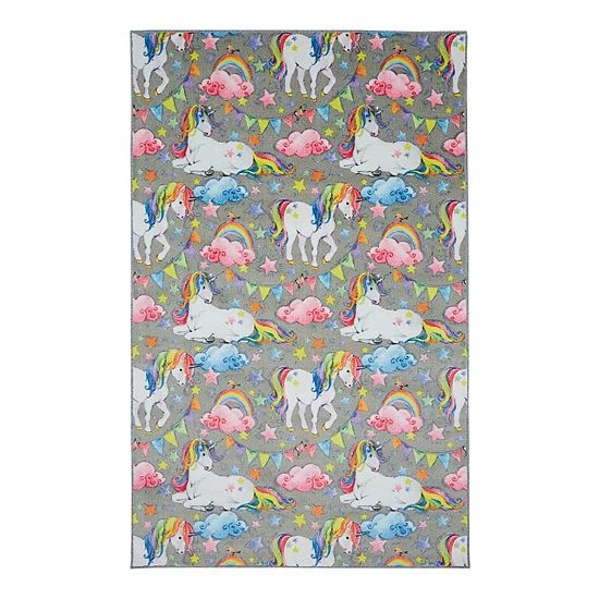 Mohawk Home Mohawk® Home Kids Prismatic Unicorn Wish EverStrand Rug Pink 12 Mohawk Home Mohawk® Home Kids Prismatic Unicorn Wish EverStrand Rug Pink - Image 12