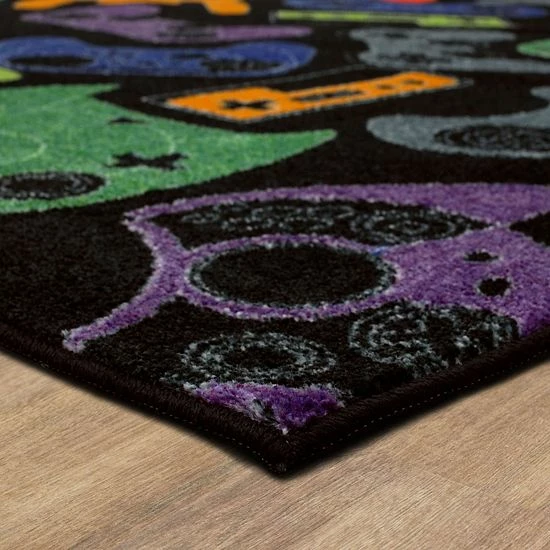 Mohawk Home Mohawk® Home Kids Prismatic In-Control Gamers EverStrand Rug Green 3 Mohawk Home Mohawk® Home Kids Prismatic In-Control Gamers EverStrand Rug Green - Image 3