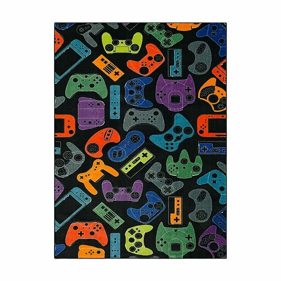 Mohawk Home Mohawk® Home Kids Prismatic In-Control Gamers EverStrand Rug Green 10 Mohawk Home Mohawk® Home Kids Prismatic In-Control Gamers EverStrand Rug Green - Image 10
