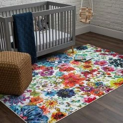 Mohawk Home Mohawk® Home Prismatic Blossoms Rainbow Recycled EverStrand Area Rug -Mohawk Home shop unnamed file 1527