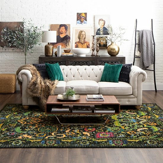 Mohawk Home Mohawk® Home Silvie Area Rug Black 2 Mohawk Home Mohawk® Home Silvie Area Rug Black - Image 2