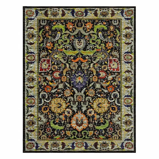 Mohawk Home Mohawk® Home Silvie Area Rug Black 8 Mohawk Home Mohawk® Home Silvie Area Rug Black - Image 8