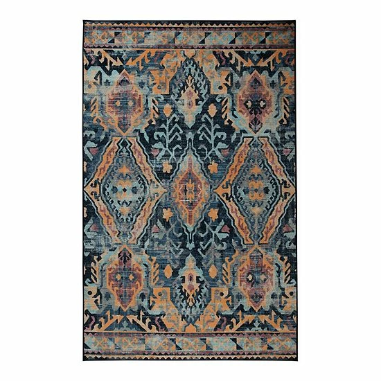 Mohawk Home Mohawk® Home Prismatic Rogelio Rug Aqua 7 Mohawk Home Mohawk® Home Prismatic Rogelio Rug Aqua - Image 7