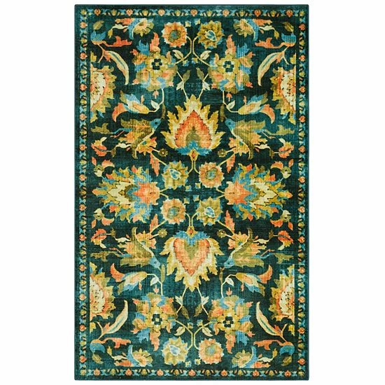 Mohawk Home Mohawk® Home Prismatic Pallava Rug Medium Blue 1 Mohawk Home Mohawk® Home Prismatic Pallava Rug Medium Blue