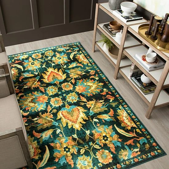 Mohawk Home Mohawk® Home Prismatic Pallava Rug Medium Blue 2 Mohawk Home Mohawk® Home Prismatic Pallava Rug Medium Blue - Image 2