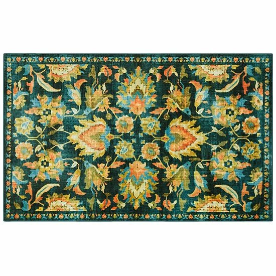 Mohawk Home Mohawk® Home Prismatic Pallava Rug Medium Blue 3 Mohawk Home Mohawk® Home Prismatic Pallava Rug Medium Blue - Image 3