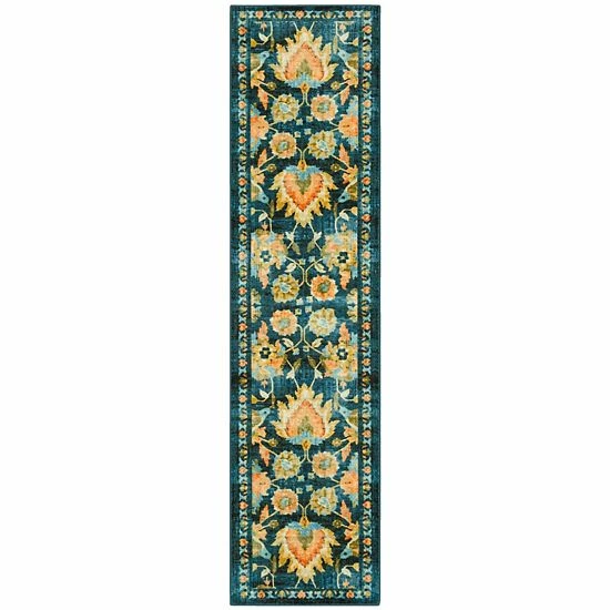 Mohawk Home Mohawk® Home Prismatic Pallava Rug Medium Blue 4 Mohawk Home Mohawk® Home Prismatic Pallava Rug Medium Blue - Image 4