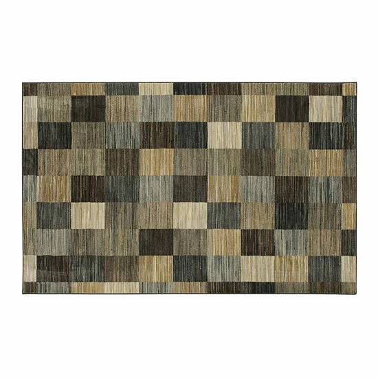 Mohawk Home Mohawk® Home Mercario Smoke Blue Geometric Area Rug 5 Mohawk Home Mohawk® Home Mercario Smoke Blue Geometric Area Rug - Image 5