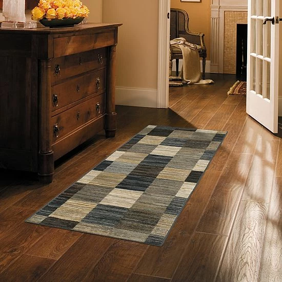 Mohawk Home Mohawk® Home Mercario Smoke Blue Geometric Area Rug 8 Mohawk Home Mohawk® Home Mercario Smoke Blue Geometric Area Rug - Image 8