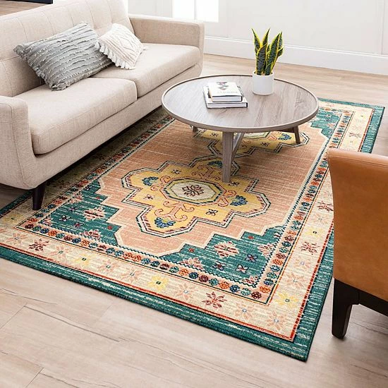 Mohawk Home Mohawk® Home Bohdan Rug Green 5 Mohawk Home Mohawk® Home Bohdan Rug Green - Image 5