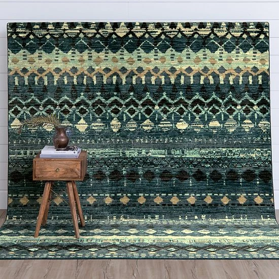 Mohawk Home Mohawk® Home Gulla Stripe Area Rug Brown 2 Mohawk Home Mohawk® Home Gulla Stripe Area Rug Brown - Image 2