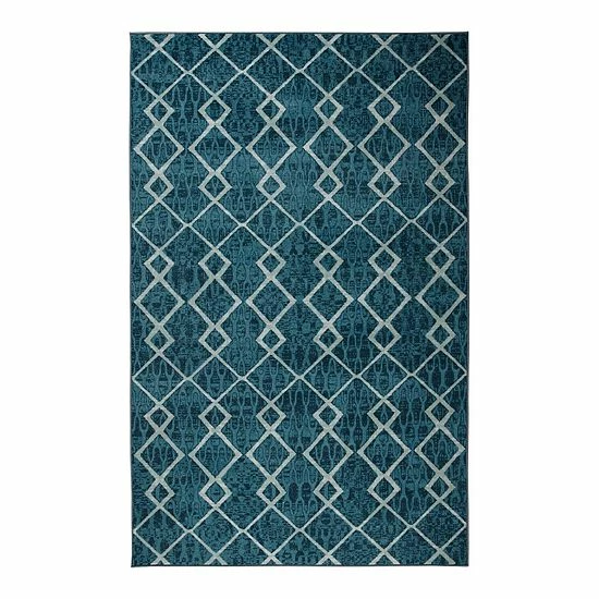 Mohawk Home Mohawk® Home Prismatic EverStrand Tate Rug Blue 8 Mohawk Home Mohawk® Home Prismatic EverStrand Tate Rug Blue - Image 8