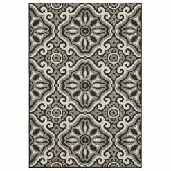 Mohawk Home Mohawk® Home Portugal Tile Indoor Outdoor Accent Area Rug Light Platinum -Mohawk Home shop unnamed file 1784