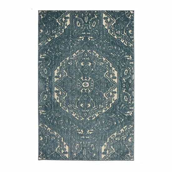 Mohawk Home Mohawk® Home Francesca EverStrand Medallion Rug Gray 9 Mohawk Home Mohawk® Home Francesca EverStrand Medallion Rug Gray - Image 9