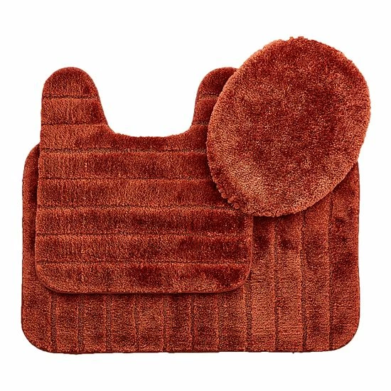 Mohawk Home Mohawk® Home Striped 3-piece Bath Rug Set Gray 6 Mohawk Home Mohawk® Home Striped 3-piece Bath Rug Set Gray - Image 6