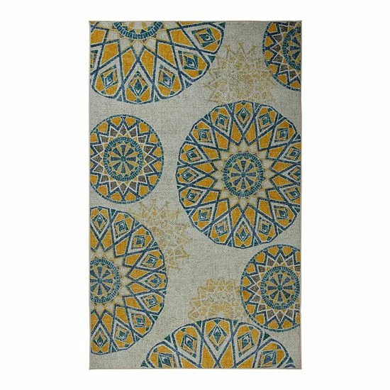 Mohawk Home Mohawk® Home Prismatic Clovis Rug Yellow 5 Mohawk Home Mohawk® Home Prismatic Clovis Rug Yellow - Image 5