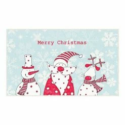 Mohawk Home Mohawk® Home Prismatic Christmas Friends Rug Black