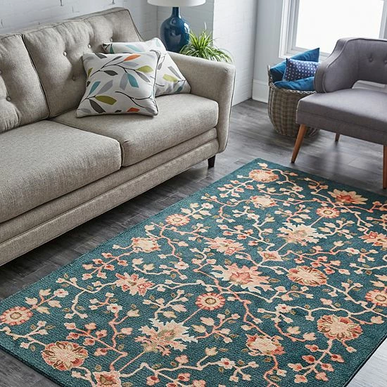 Mohawk Home Mohawk® Home Prismatic Laneville Printed Rug Plum 2 Mohawk Home Mohawk® Home Prismatic Laneville Printed Rug Plum - Image 2