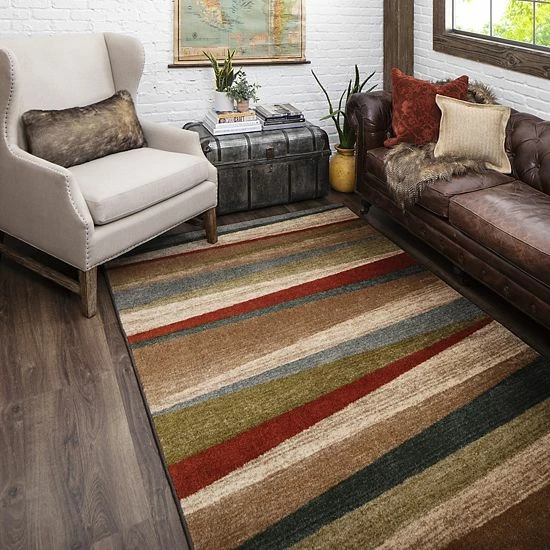 Mohawk Home Mohawk® Home Mayan Sunset Striped Rug 5 Mohawk Home Mohawk® Home Mayan Sunset Striped Rug - Image 5