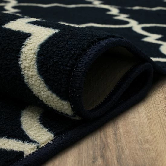 Mohawk Home Mohawk® Home Fancy Trellis Geometric Rug Navy 5 Mohawk Home Mohawk® Home Fancy Trellis Geometric Rug Navy - Image 5