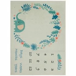 Mohawk Home Mohawk® Home Baby Milestone Rug Elephant -Mohawk Home shop unnamed file 2255