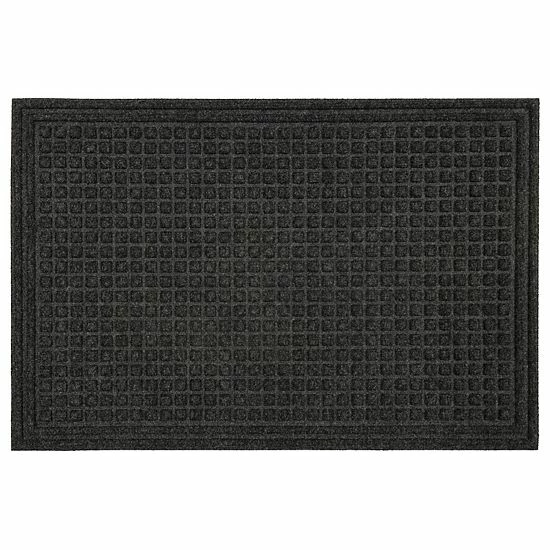 Mohawk Home Mohawk® Home Waffle Grid Impression Doormat Onyx 6 Mohawk Home Mohawk® Home Waffle Grid Impression Doormat Onyx - Image 6