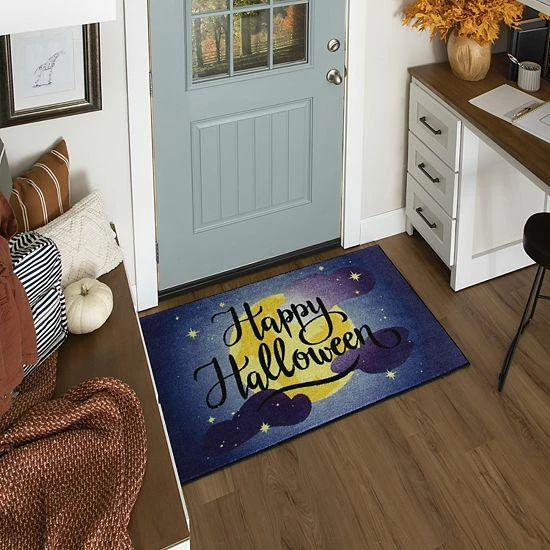 Mohawk Home Mohawk® Home Halloween Moon Rug Purple 2 Mohawk Home Mohawk® Home Halloween Moon Rug Purple - Image 2