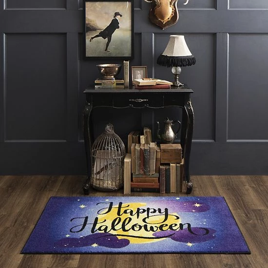 Mohawk Home Mohawk® Home Halloween Moon Rug Purple 6 Mohawk Home Mohawk® Home Halloween Moon Rug Purple - Image 6