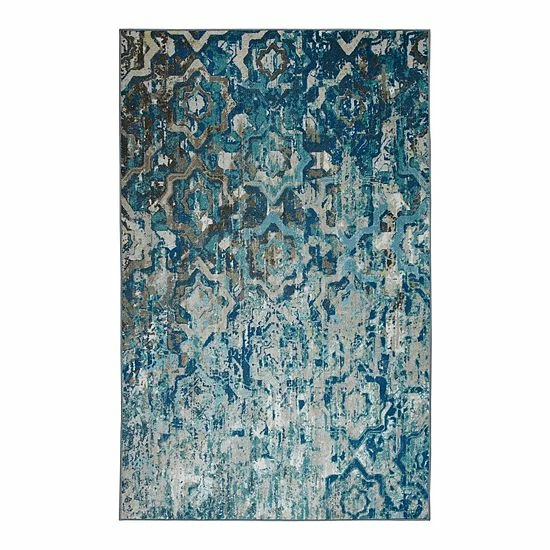 Mohawk Home Mohawk® Home Prismatic EverStrand Bodhi Rug Aqua 6 Mohawk Home Mohawk® Home Prismatic EverStrand Bodhi Rug Aqua - Image 6