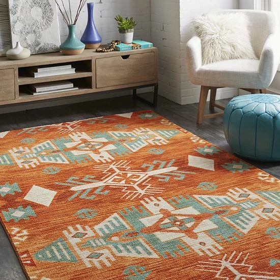 Mohawk Home Mohawk® Home Prismatic Eidenau Rug Pink 2 Mohawk Home Mohawk® Home Prismatic Eidenau Rug Pink - Image 2
