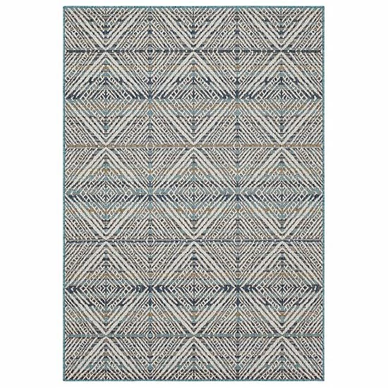 Mohawk Home Mohawk® Home Shibori Diamonds Indoor Outdoor Accent Area Rug Charcoal 8 Mohawk Home Mohawk® Home Shibori Diamonds Indoor Outdoor Accent Area Rug Charcoal - Image 8