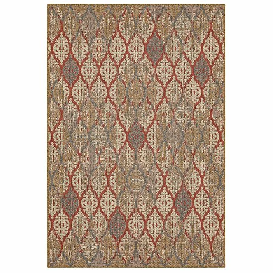Mohawk Home Mohawk® Home Stamped Ikat Indoor Outdoor Accent Area Rug Tandoori 1 Mohawk Home Mohawk® Home Stamped Ikat Indoor Outdoor Accent Area Rug Tandoori