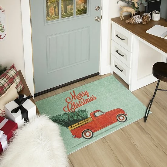 Mohawk Home Mohawk® Home Merry Christmas Truck Rug 2 Mohawk Home Mohawk® Home Merry Christmas Truck Rug - Image 2