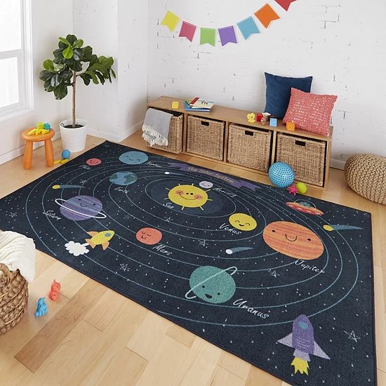 Mohawk Home Mohawk® Home Kids Interactive Prismatic Planet System Rug 2 Mohawk Home Mohawk® Home Kids Interactive Prismatic Planet System Rug - Image 2