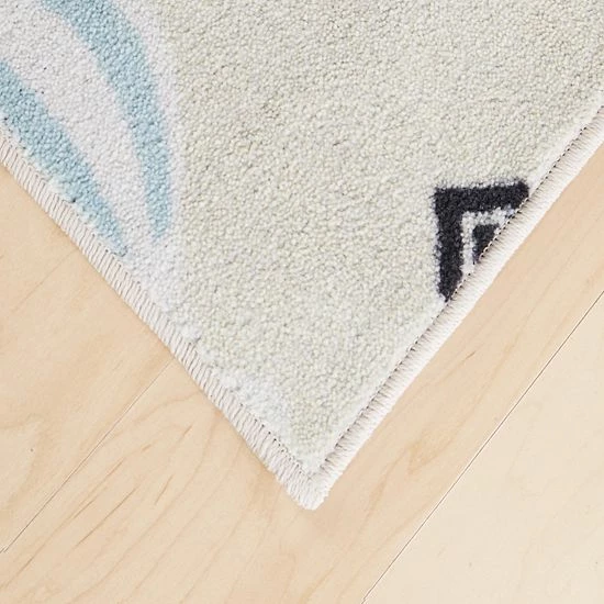 Mohawk Home Mohawk® Home Kids Prismatic Balloon Ride EverStrand Rug Blue 2 Mohawk Home Mohawk® Home Kids Prismatic Balloon Ride EverStrand Rug Blue - Image 2